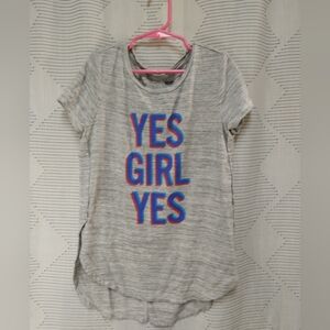 Old Navy Girls Tee Yes Girl Yes Girl Power Size Medium 8